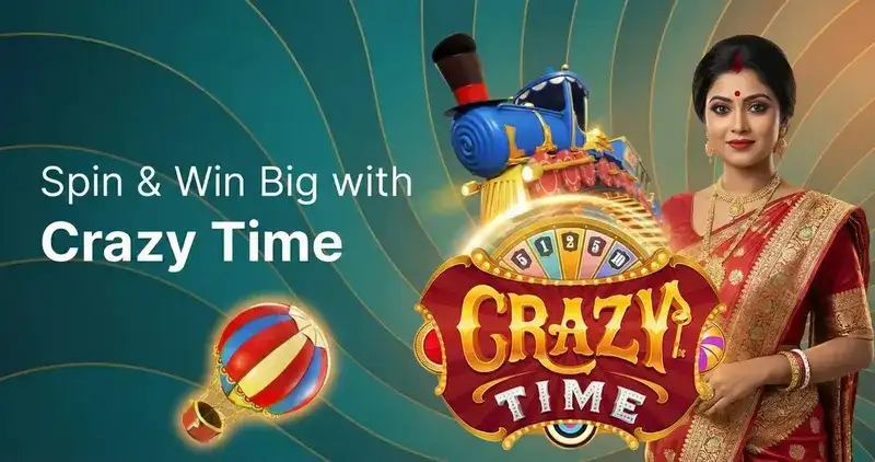 Crazy Time app su mobile — interfaccia touch del game show in diretta