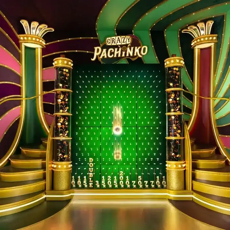 Crazy Pachinko — disco cade tra pioli con 16 zone moltiplicatore